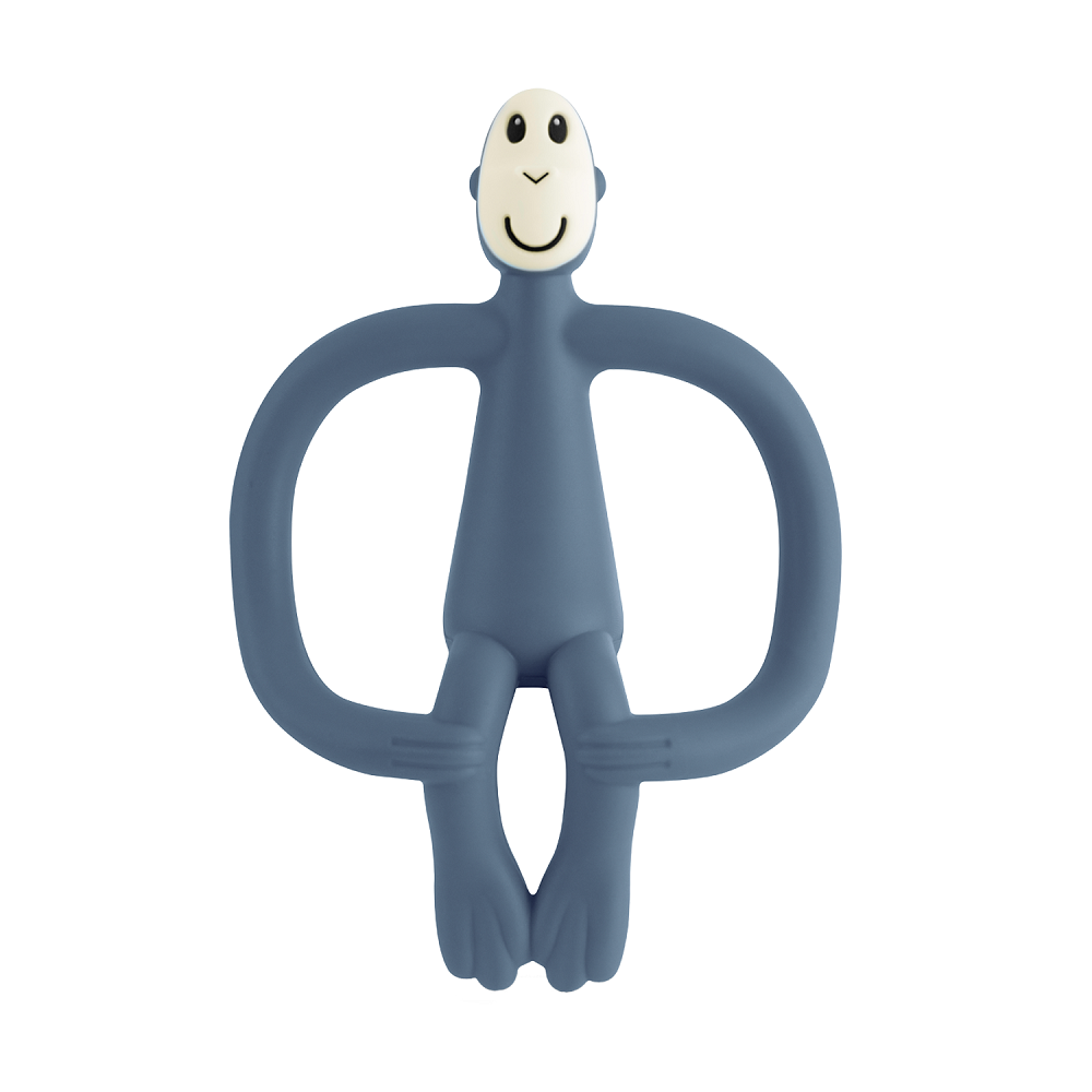 Matchstick Monkey Original Teething Toy (Airforce Blue)-Health-Matchstick Monkey-025153 AB-babyandme.ca