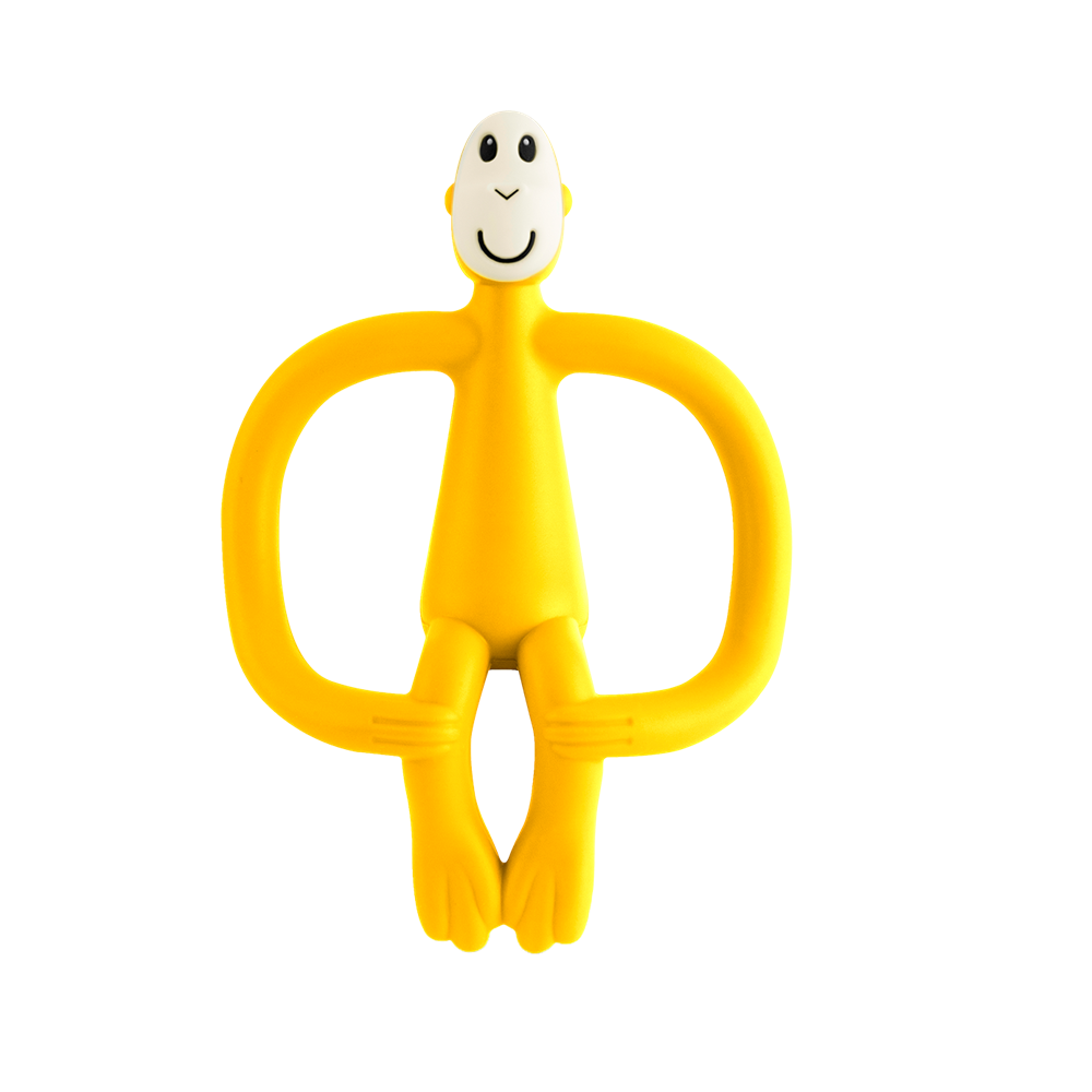Matchstick Monkey Original Teething Toy (Yellow) - DISC-Health-Matchstick Monkey-025153 YW-babyandme.ca