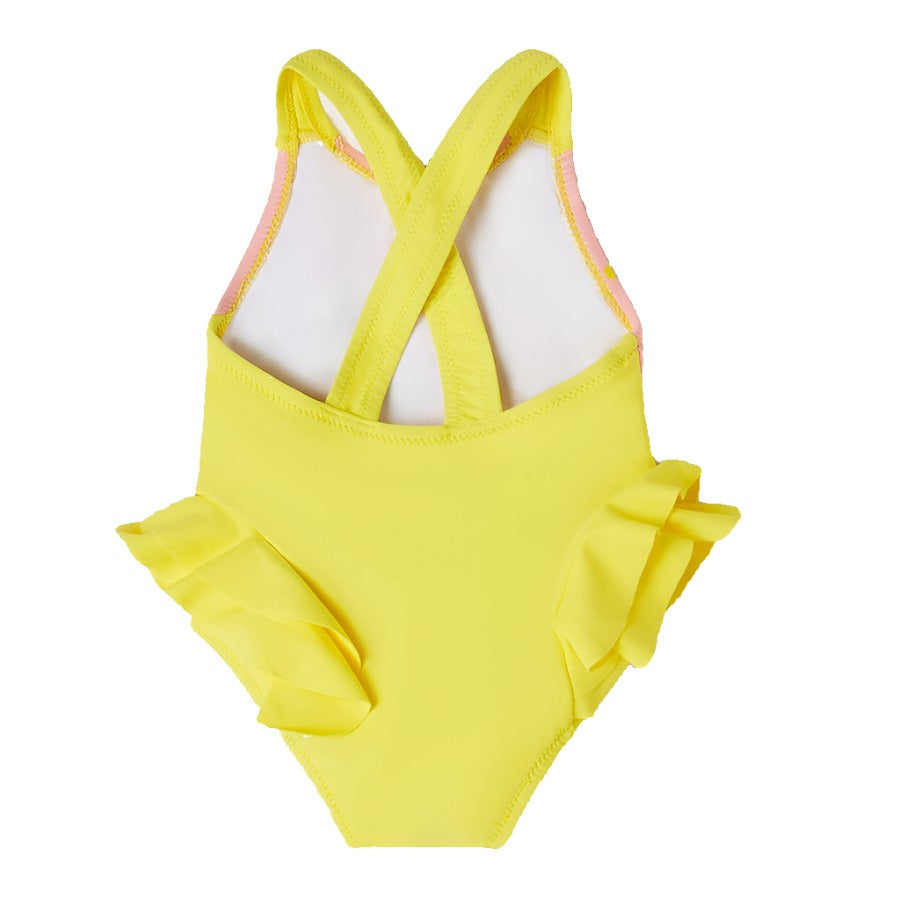 Mayoral 01731-065 Swimsuit (Lemon)-Apparel-Mayoral--babyandme.ca