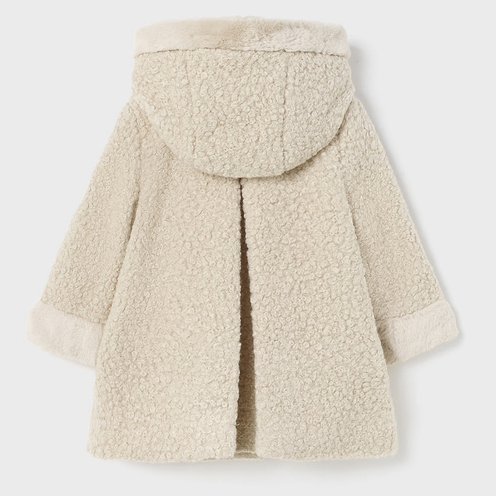 Mayoral 02435053 Shearling Coat (Sepia) babyandme.ca babyandme.ca