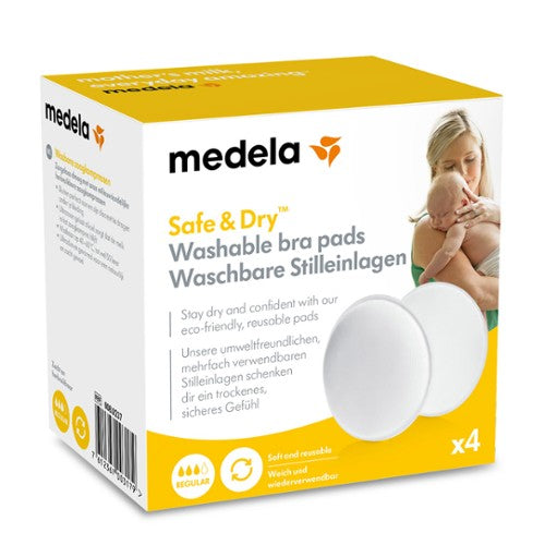 Medela Safe & Dry Washable Bra Pads (4-Pack) -  –   Kelowna Store