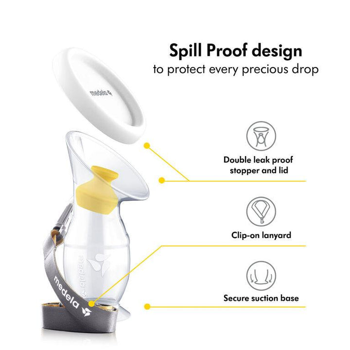 Medela Silicone Breast Milk Collector-Feeding-Medela-030298-babyandme.ca