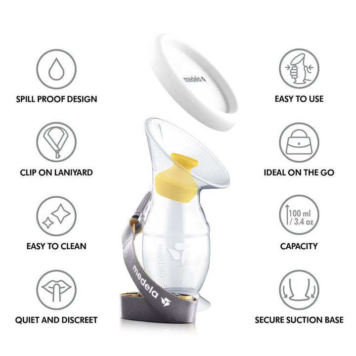 Medela Silicone Breast Milk Collector-Feeding-Medela-030298-babyandme.ca