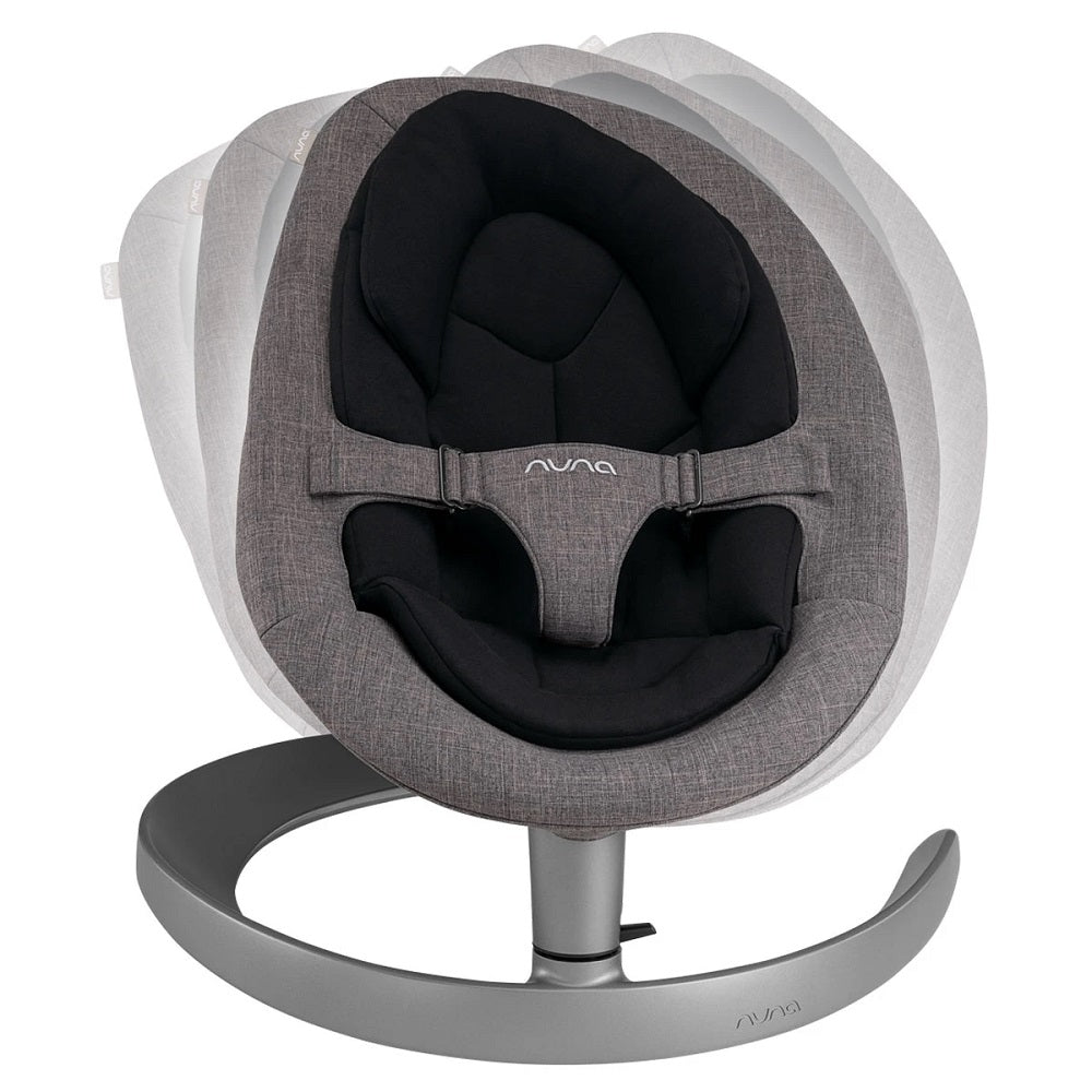 Nuna LEAF Grow Swing with Toy Bar (Charcoal)-Gear-Nuna-031467 CC-babyandme.ca