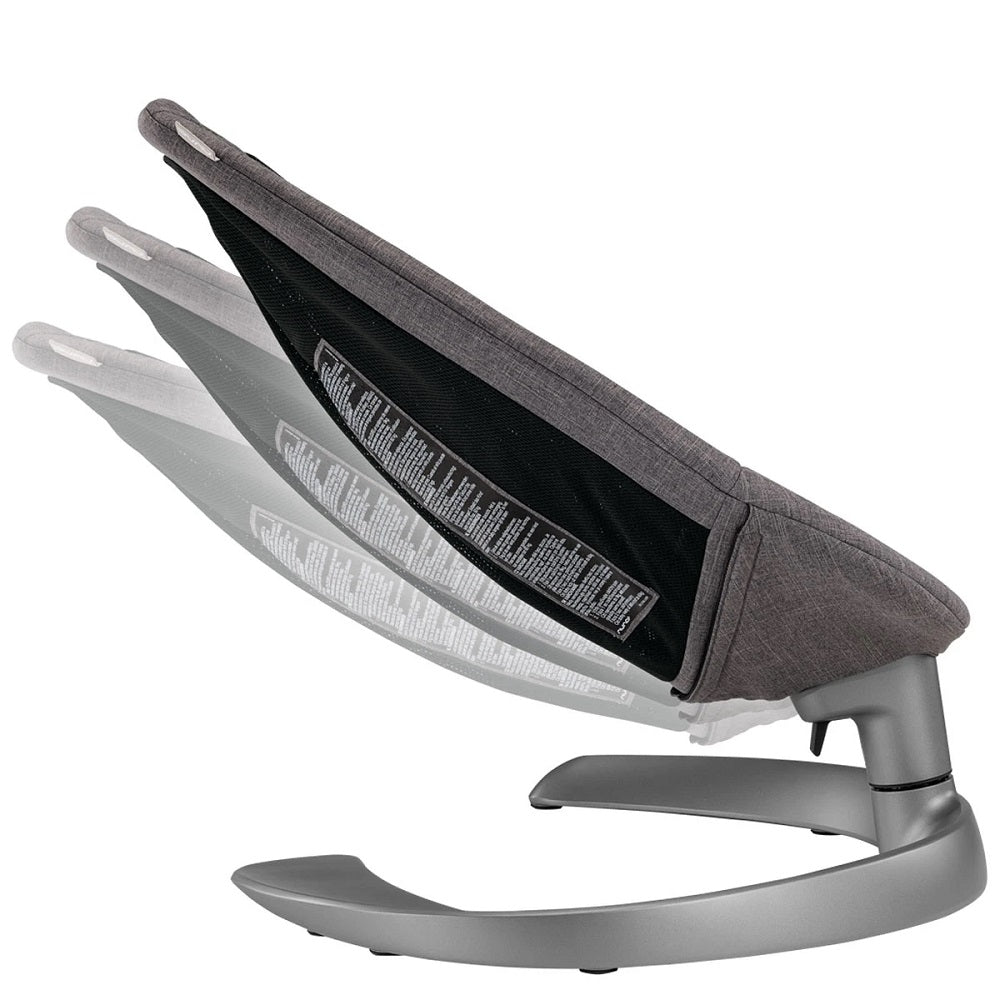 Nuna LEAF Grow Swing with Toy Bar (Charcoal)-Gear-Nuna-031467 CC-babyandme.ca