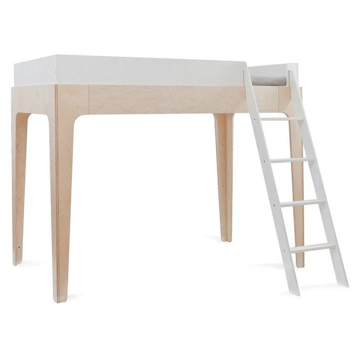 Oeuf Perch Twin Loft Bed (White/Birch) SPECIAL ORDER-Nursery-Oeuf-024354-babyandme.ca