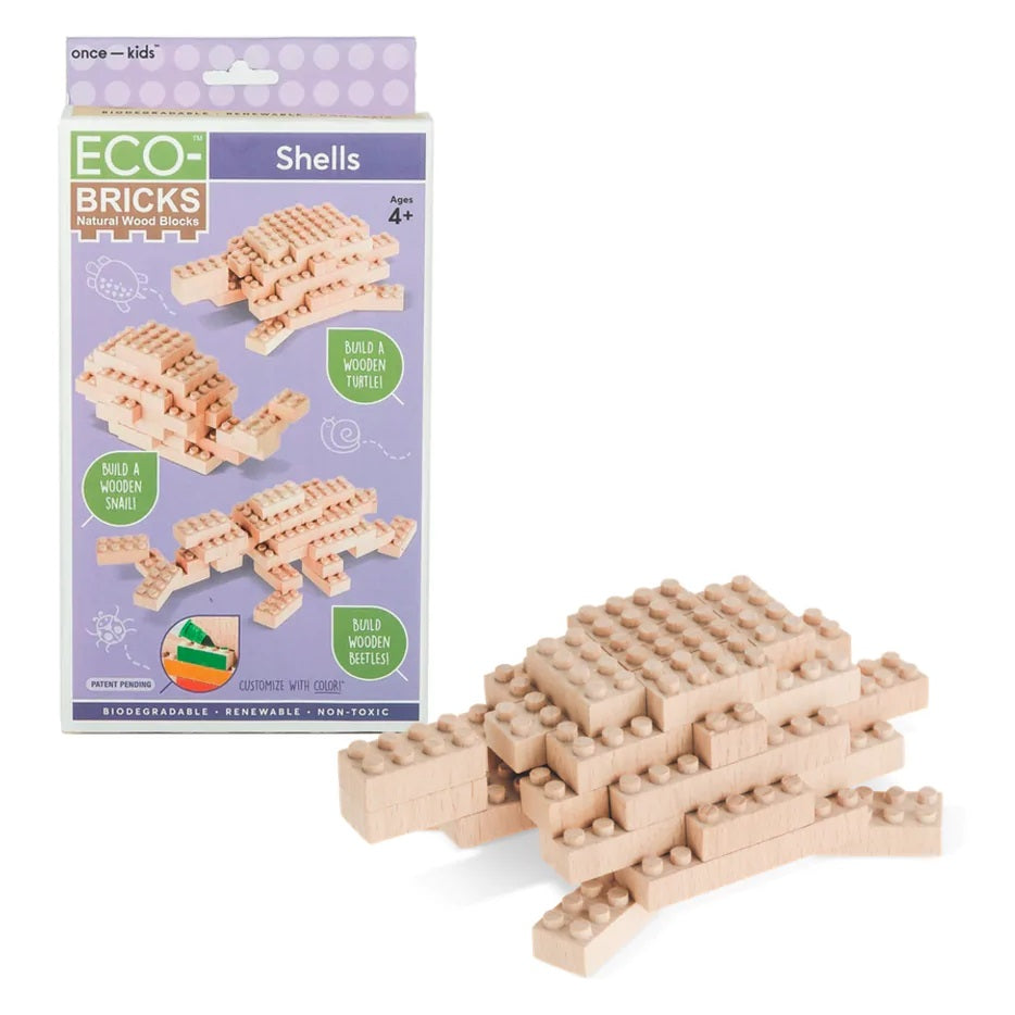 Once-Kids Eco-bricks 3-in-1 (Shells) - FINAL SALE-Toys & Learning-Once-Kids-031110 SH-babyandme.ca