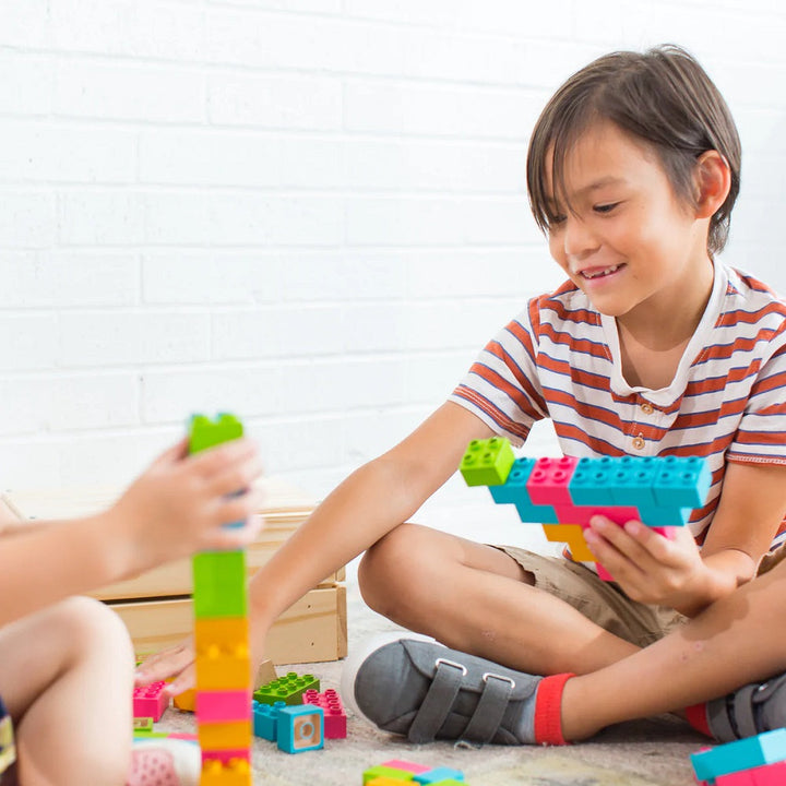 Once-Kids Eco-bricks Plus+ Colour (25 Pieces) - FINAL SALE-Toys & Learning-Once-Kids-031112 25pc-babyandme.ca