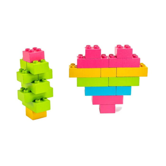 Once-Kids Eco-bricks Plus+ Colour (25 Pieces) - FINAL SALE-Toys & Learning-Once-Kids-031112 25pc-babyandme.ca