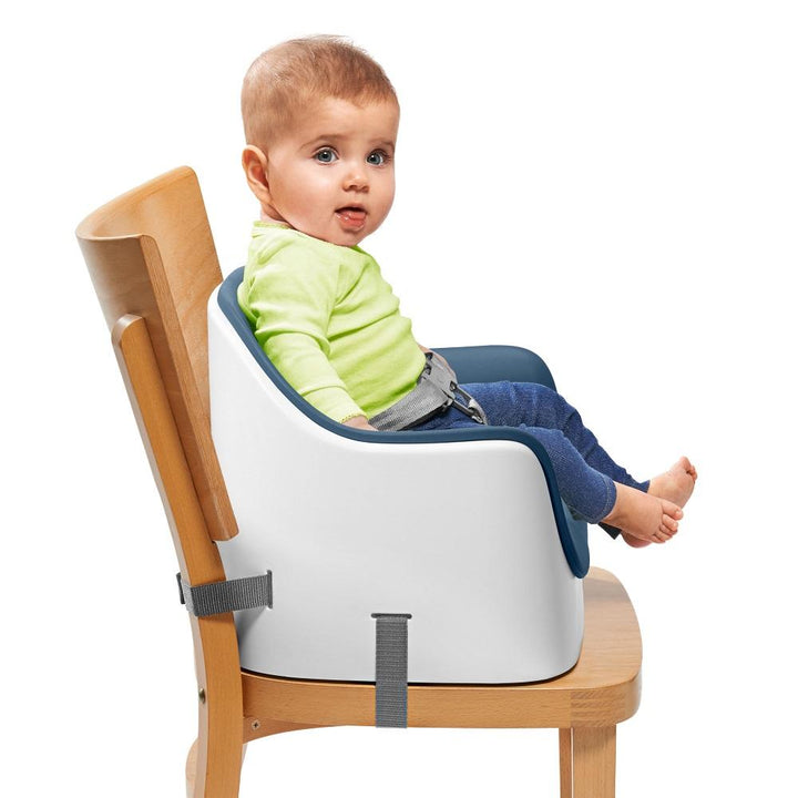 Oxo Tot Nest Booster Seat with Straps (Navy)-Feeding-OXO Tot-009907 NY-babyandme.ca