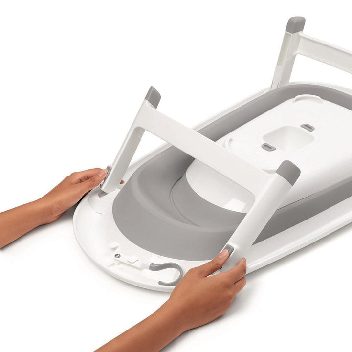 Oxo Tot Splash & Store Bathtub (Grey)-Bath-OXO Tot-027713 GY-babyandme.ca