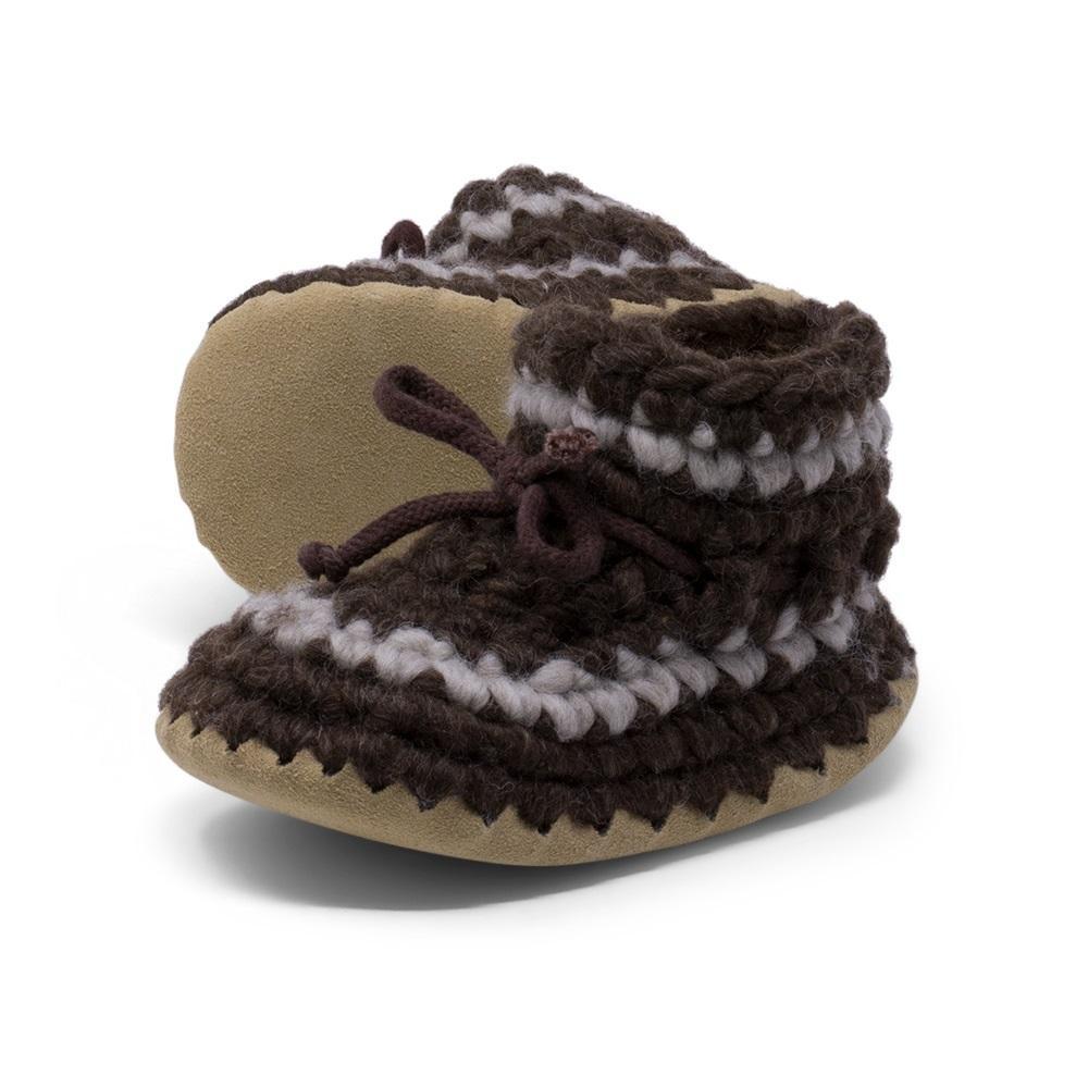 Padraig Cottage Slippers (Brown Stripe)-Apparel-Padraig Cottage--babyandme.ca