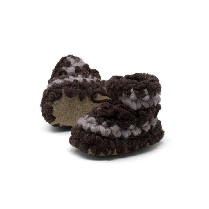 Padraig Cottage Slippers (Brown Stripe)-Apparel-Padraig Cottage--babyandme.ca