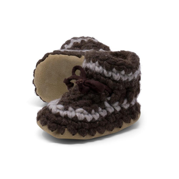 Padraig Cottage Slippers (Brown Stripe)-Apparel-Padraig Cottage--babyandme.ca