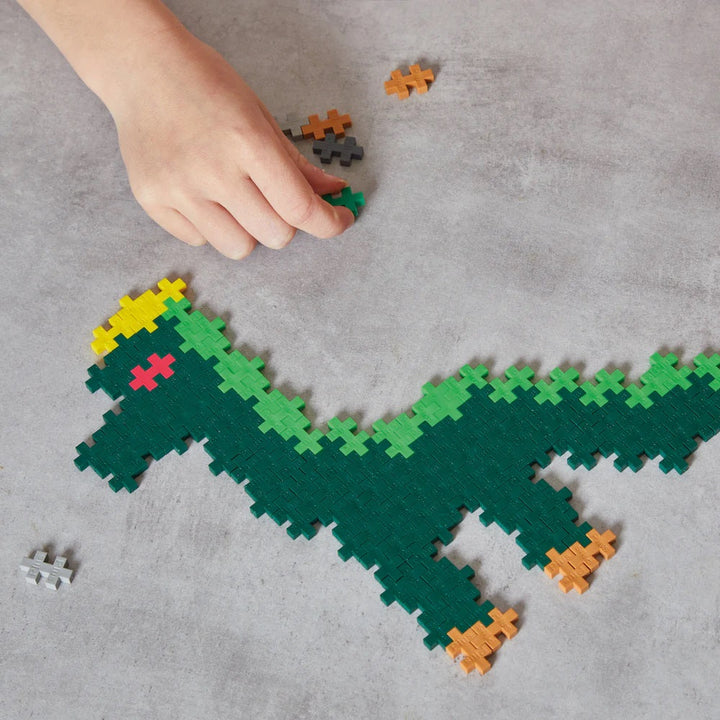 Plus Plus Mini Learn to Build 600-Piece Set (Dinosaurs)-Toys & Learning-Plus-Plus-031562 DI-babyandme.ca