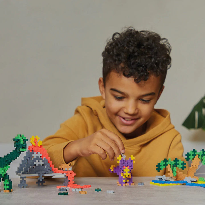 Plus Plus Mini Learn to Build 600-Piece Set (Dinosaurs)-Toys & Learning-Plus-Plus-031562 DI-babyandme.ca