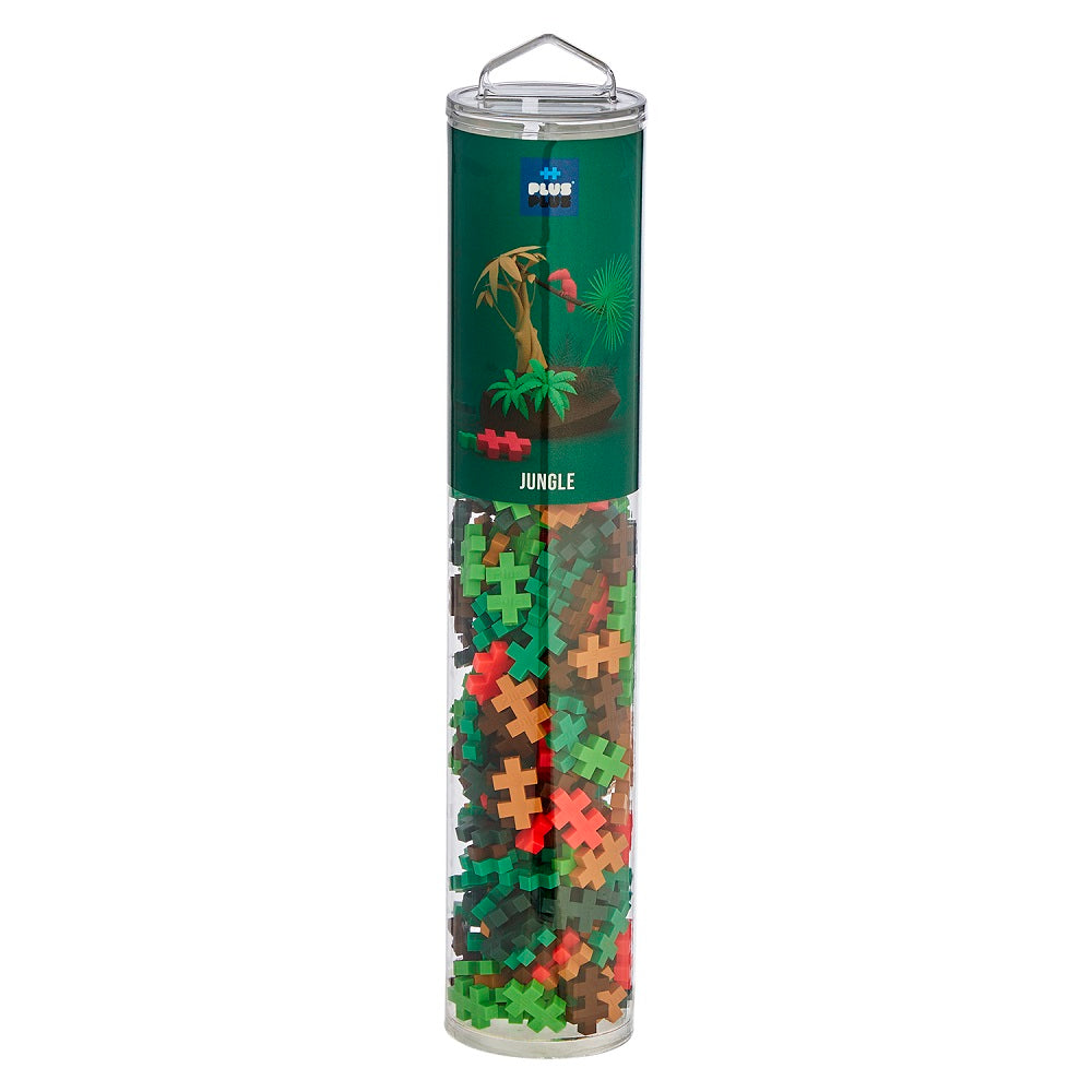 Plus Plus Mini Tube 240-Piece (Jungle Mix)-Toys & Learning-Plus-Plus-027507 JU-babyandme.ca