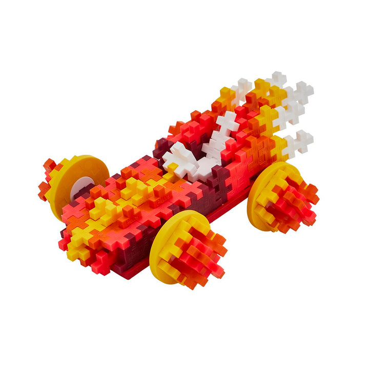 Plus Plus Mini Tube Color Cars 200-Piece (Fire)-Toys & Learning-Plus-Plus-030940 FI-babyandme.ca