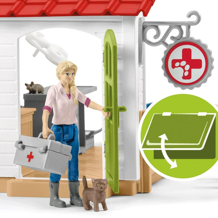 Schleich Veterinarian Practice with Pets-Toys & Learning-Schleich-028443-babyandme.ca