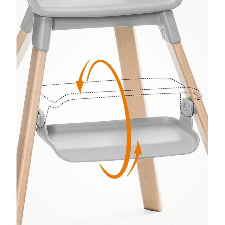 Stokke® Clikk™ High Chair (Cloud Grey) - IN STORE PICK UP ONLY-Feeding-Stokke-027306 GY-babyandme.ca