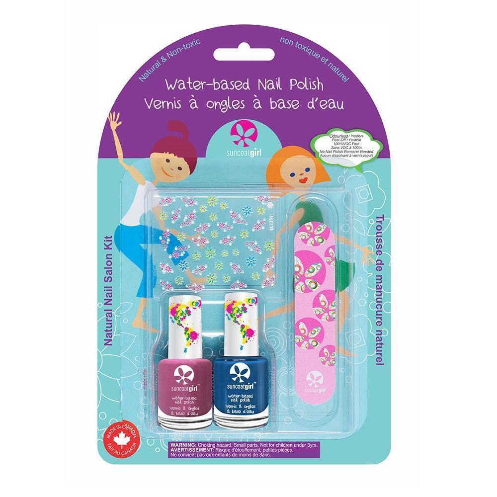 SuncoatGirl Water-Based Nail Polish Set (Little Mermaid)-Health-Suncoat Girl-025538 ME-babyandme.ca