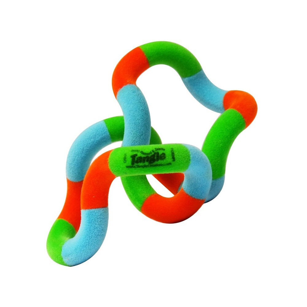 Tangle Jr. Fuzzies (Orange/Blue/Green)-Toys & Learning-Tangle-031205 OBG-babyandme.ca