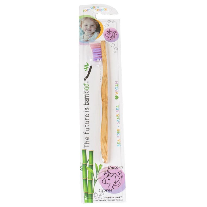 The Future Is Bamboo Kids Toothbrush (Unicorn)-Bath-The Future Is Bamboo-027503 UN-babyandme.ca