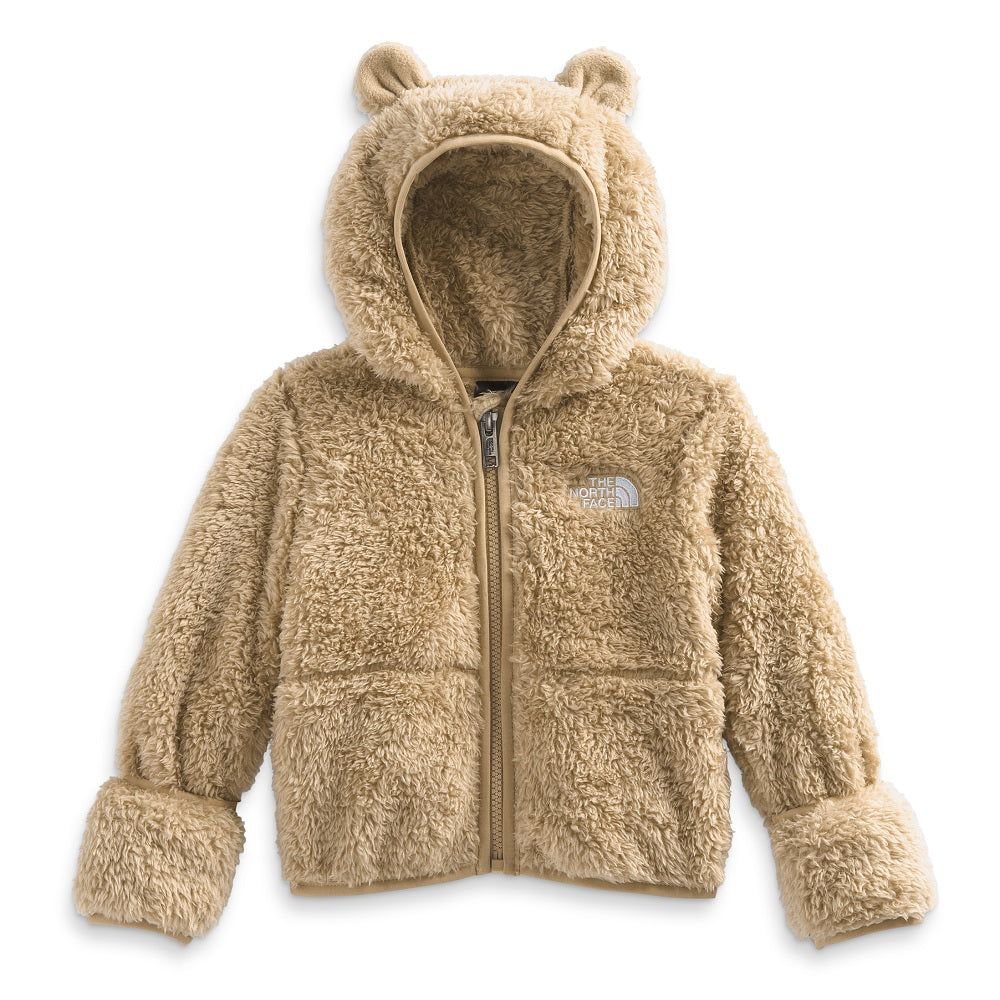 The North Face Baby Bear Full Zip Hoodie (Khaki Stone)-Apparel-The North Face--babyandme.ca