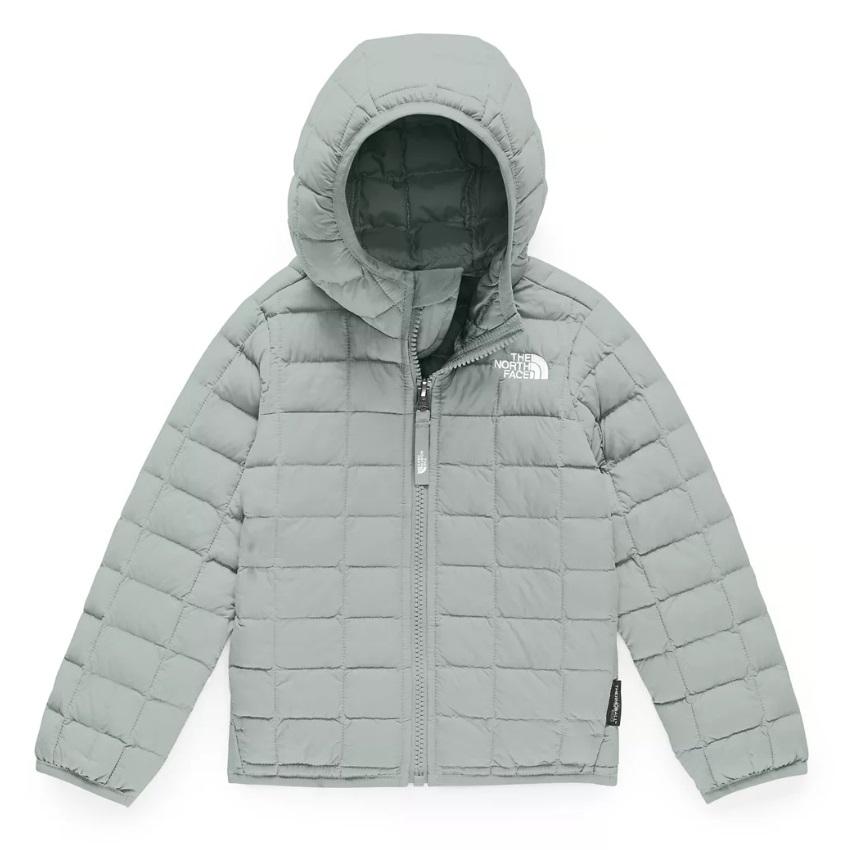 The North Face Toddler Thermoball Eco Hoodie Jacket (Meld Grey) - FINAL SALE-Apparel-The North Face--babyandme.ca