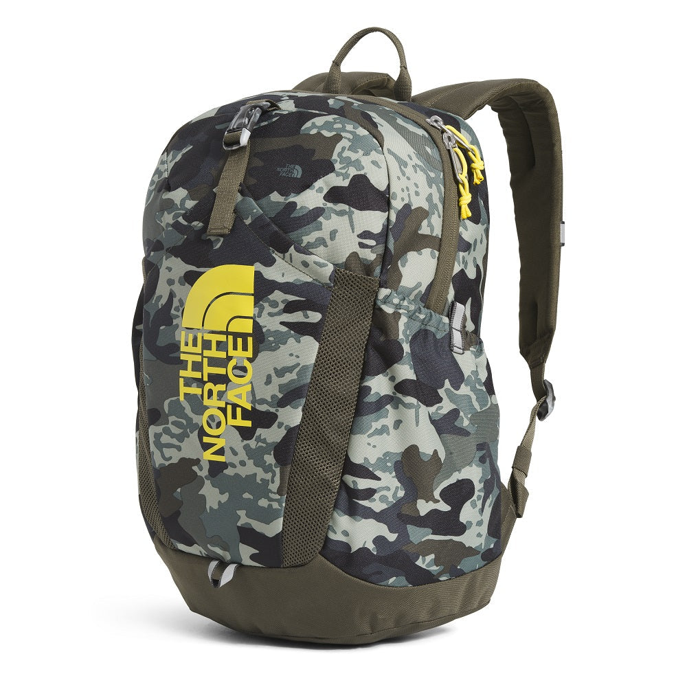 The North Face Youth Mini Recon Backpack (New Taupe Green Never Stop Camo  Print/New Taupe Green)