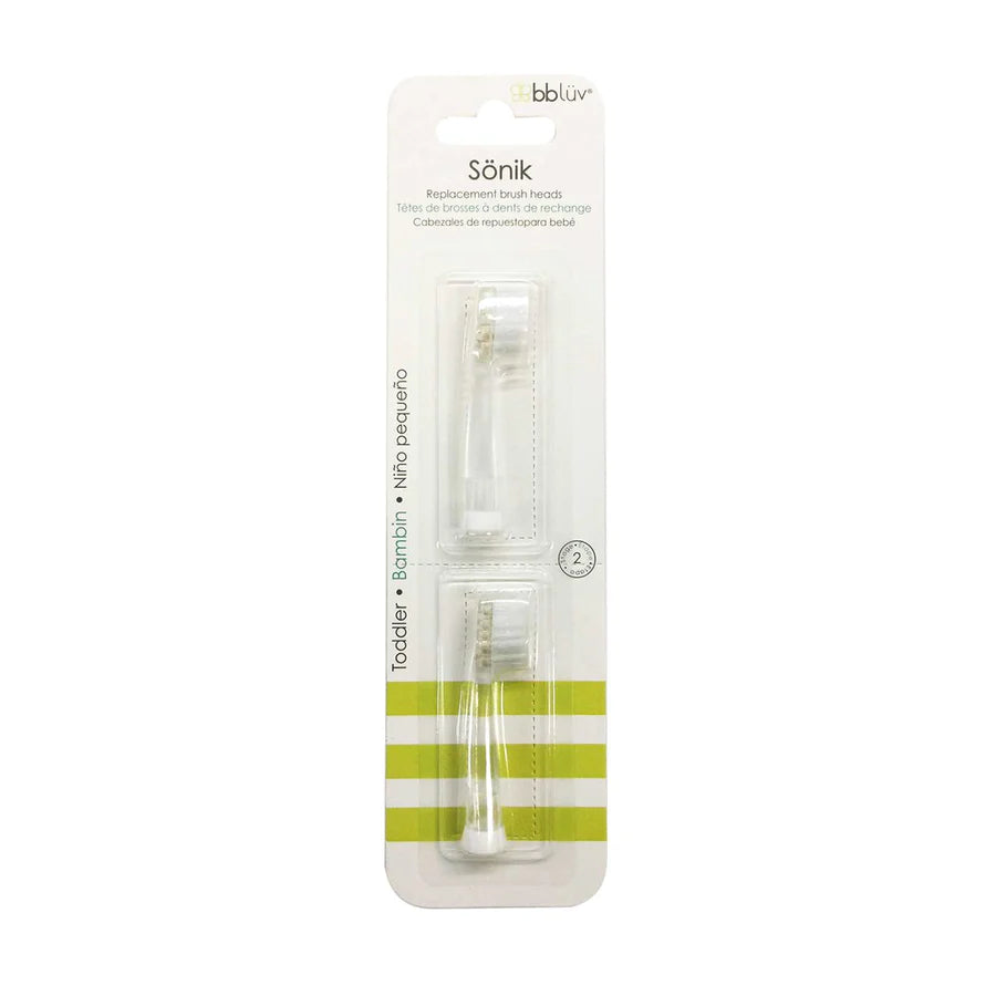 bblüv Sönik Replacement Brush Head 2 Pack (Toddler)-Health-bblüv-031643 Tod-babyandme.ca
