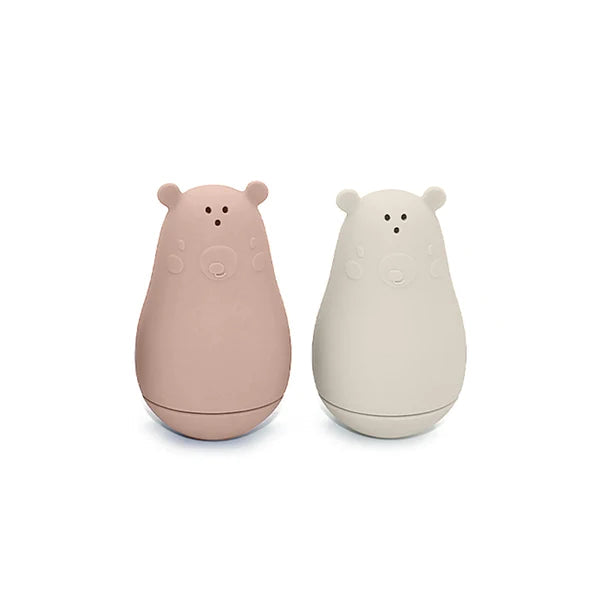 noüka Bear Bath Toys (Soft Blush)-Toys & Learning-noüka-031733 SB-babyandme.ca