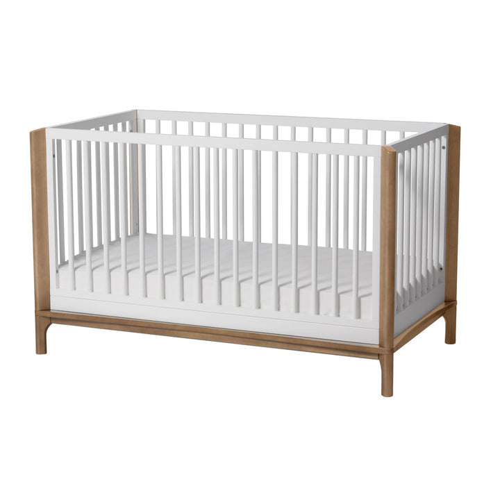 Little Seeds Laurel 4-in-1 Crib (White/Chestnut)