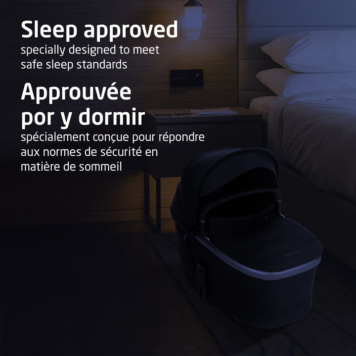 Maxi Cosi Fame Carrycot Bassinet (Twillic Black)