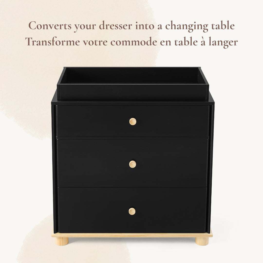 Little Seeds Roo Topper Change Table Top (Black)