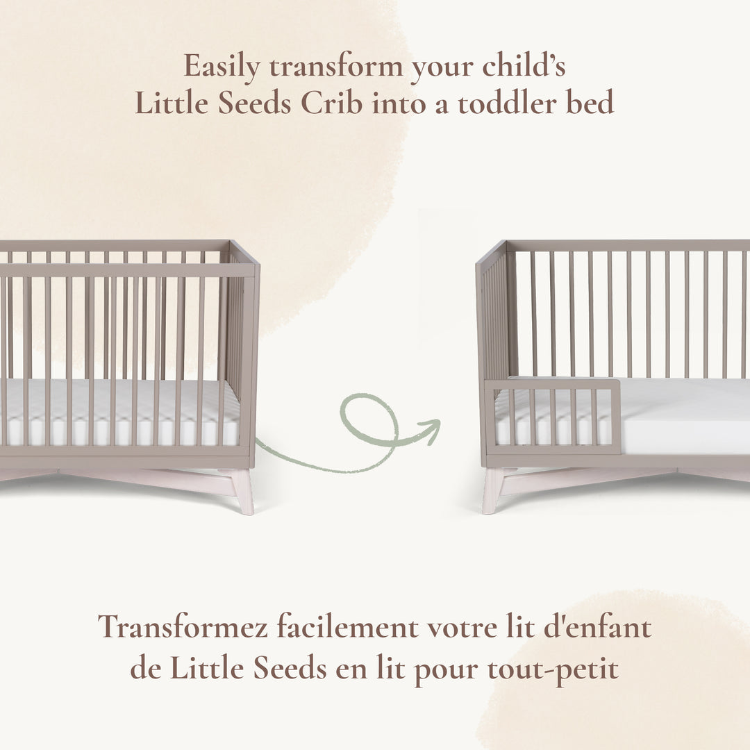 Little Seeds Pala Toddler Guardrail/Spindle (Taupe)