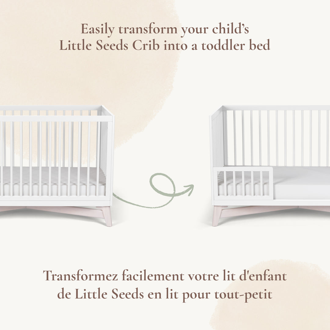 Little Seeds Pala Toddler Guardrail/Spindle (White)