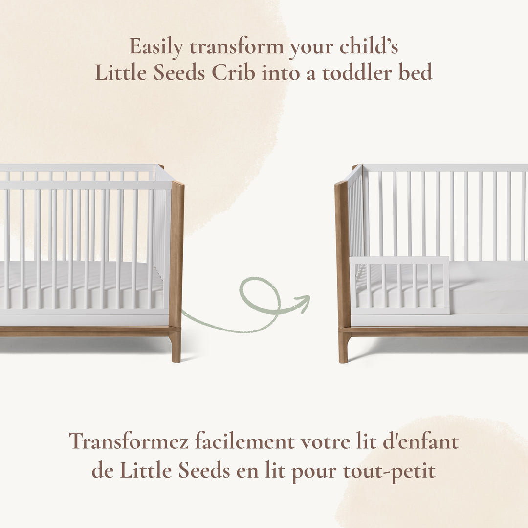 Little Seeds Laurel Toddler Guardrail/Spindle (White)