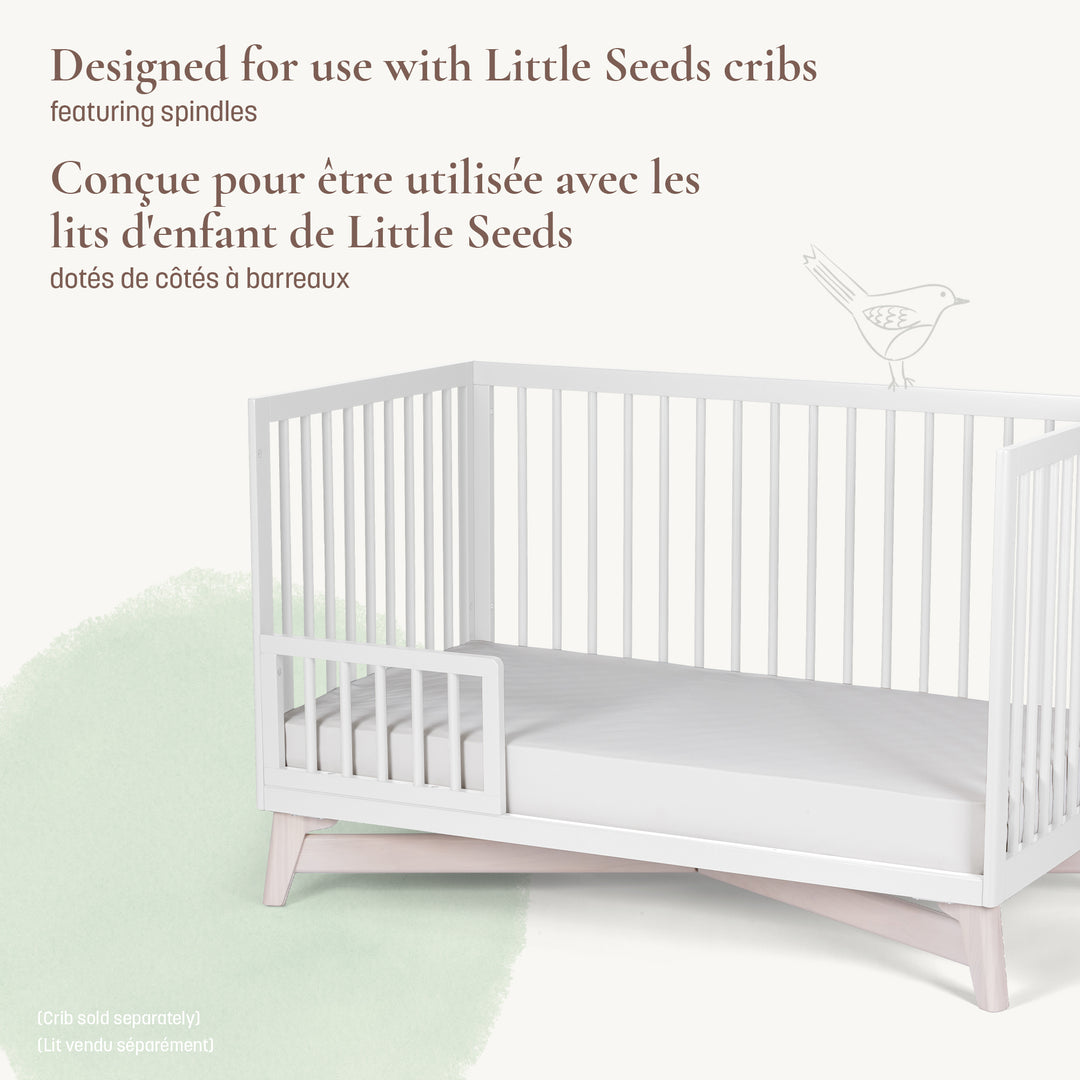 Little Seeds Pala Toddler Guardrail/Spindle (White)