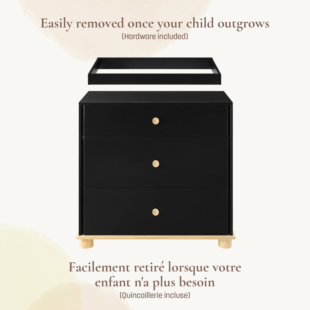 Little Seeds Roo Topper Change Table Top (Black)