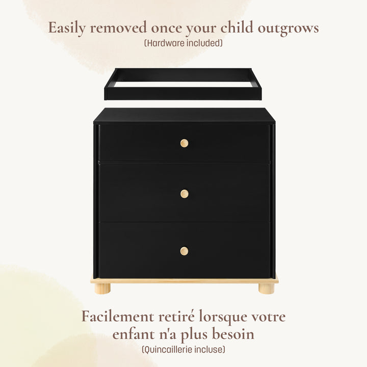 Little Seeds Roo Topper Change Table Top (Black)