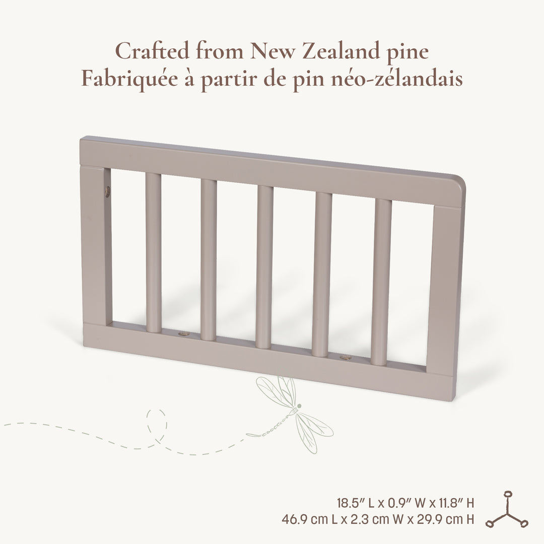 Little Seeds Pala Toddler Guardrail/Spindle (Taupe)