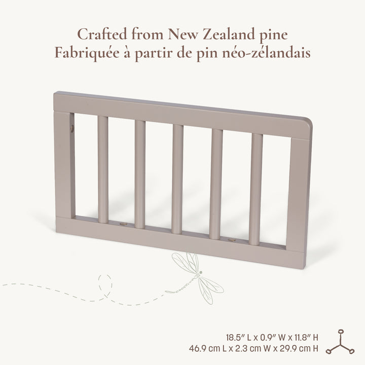 Little Seeds Pala Toddler Guardrail/Spindle (Taupe)