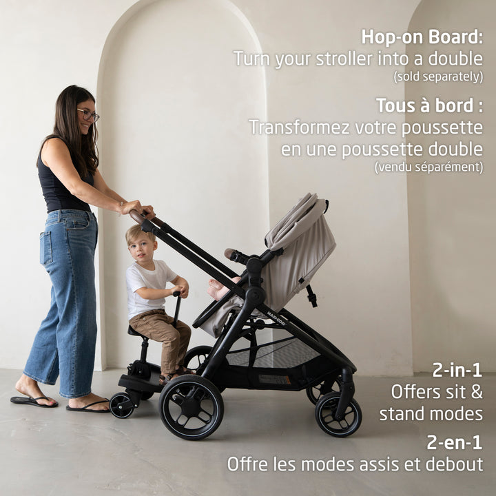Maxi Cosi Zelia Luxe 5-in-1 Travel System (Basalt Black)