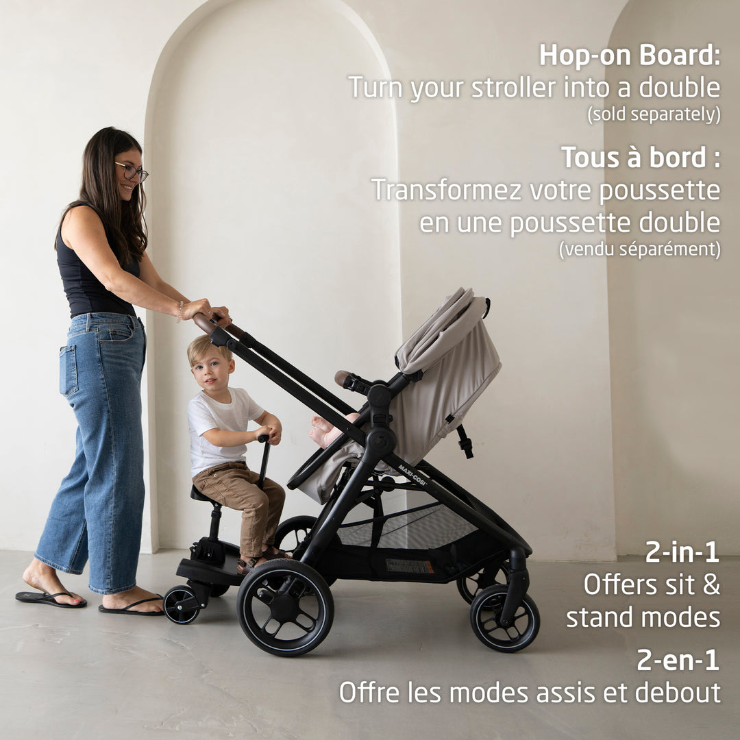maxi-cosi zelia luxe travel system - new hope tan Maxi Cosi Zelia Luxe 5-in-1 Travel System (New Hope Tan)