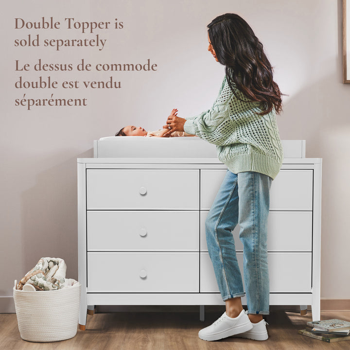 Little Seeds Aster 6-Drawer Dresser (White)