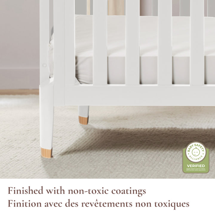 Little Seeds Aster 4-in-1 Convertible Crib (White)