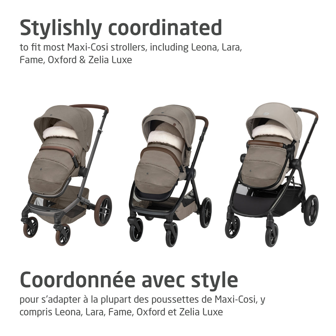 Maxi Cosi 2-In-1 Footmuff (Twillic Truffle)