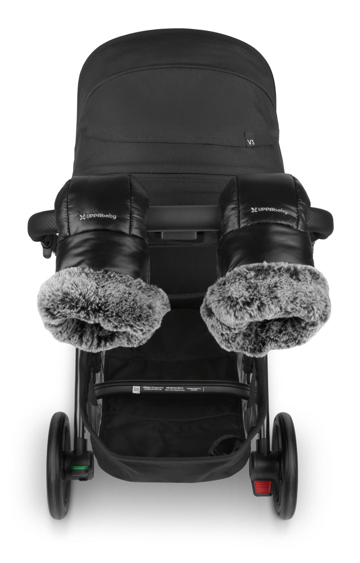UPPAbaby Luxe Cozy Handmuffs (Lyla – Onyx Nylon)
