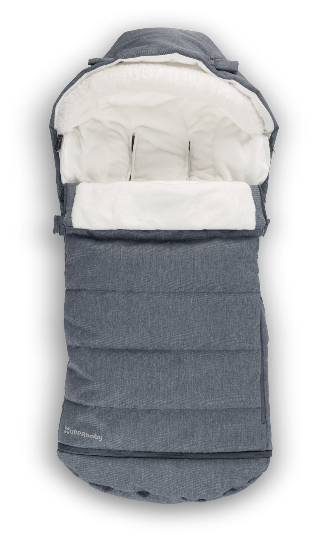 uppababy cozy ganoosh jordan UPPAbaby 2-in-1 Cozy Ganoosh (Julian - Dusty Blue Melange)